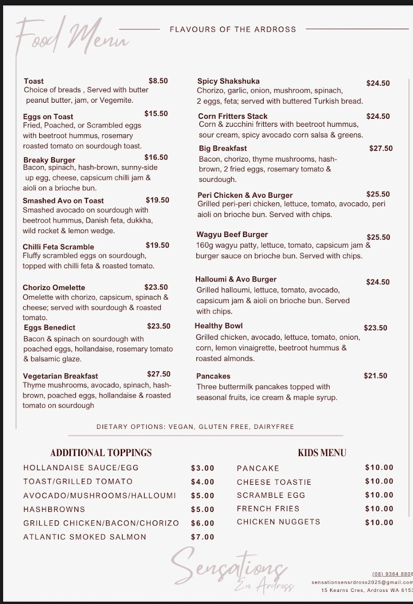 Menu Sensations En Ardross-1